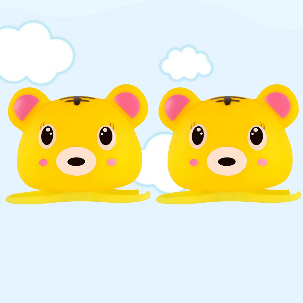 

2 pcs Balance Bike Bell Tiger Design Sound Light 7-13Cm Handlebar Mount Outdoor Cycling Accessory For Kids