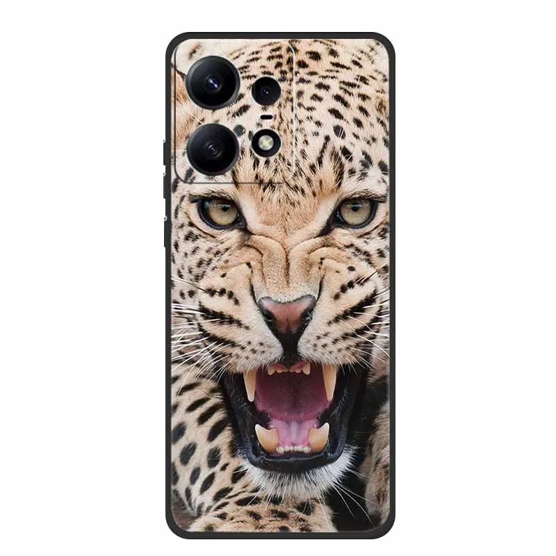 For Moto Edge 50 Pro Case Animals Soft Silicone TPU Phone Cases Back Cover For Motorola Edge 50 Pro 5G Wolf Protector Cool funda