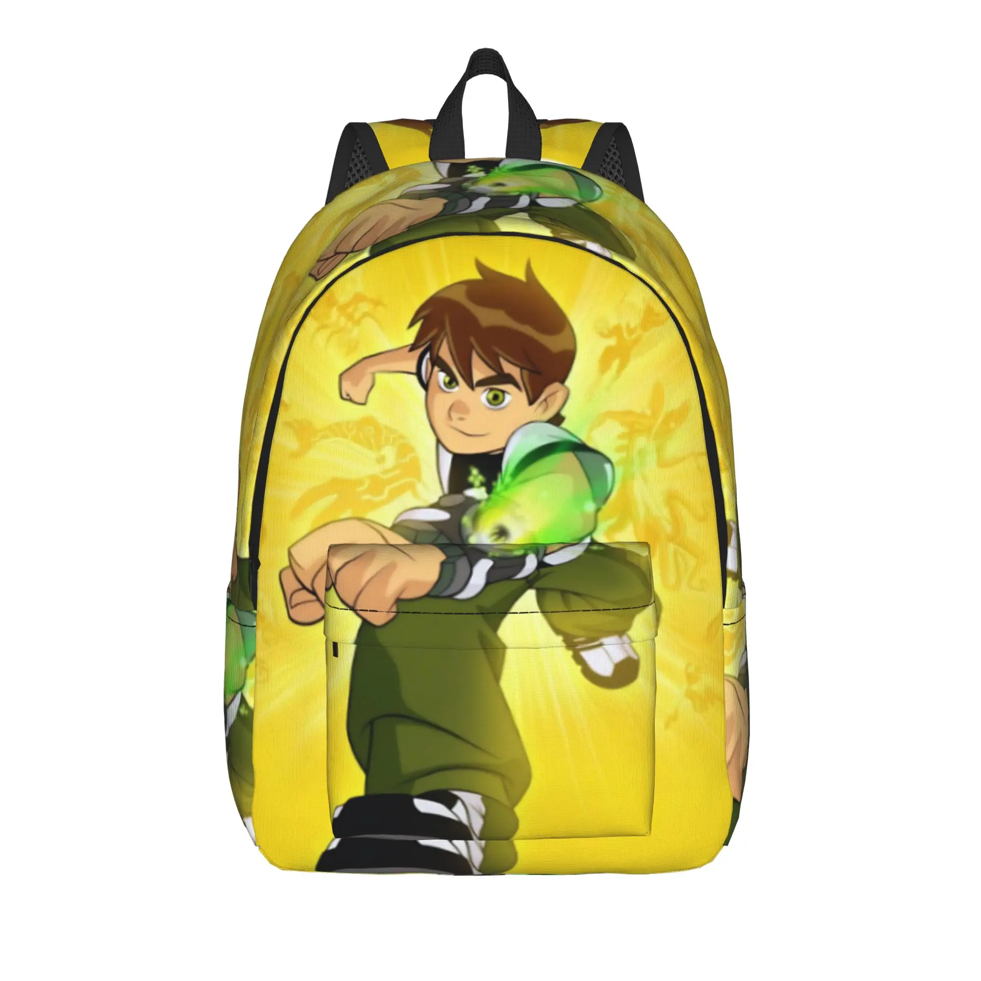 Ben 10 Anime Backpack for Men Women Fashion Student Work Daypack  College Shoulder Bag with Pocket