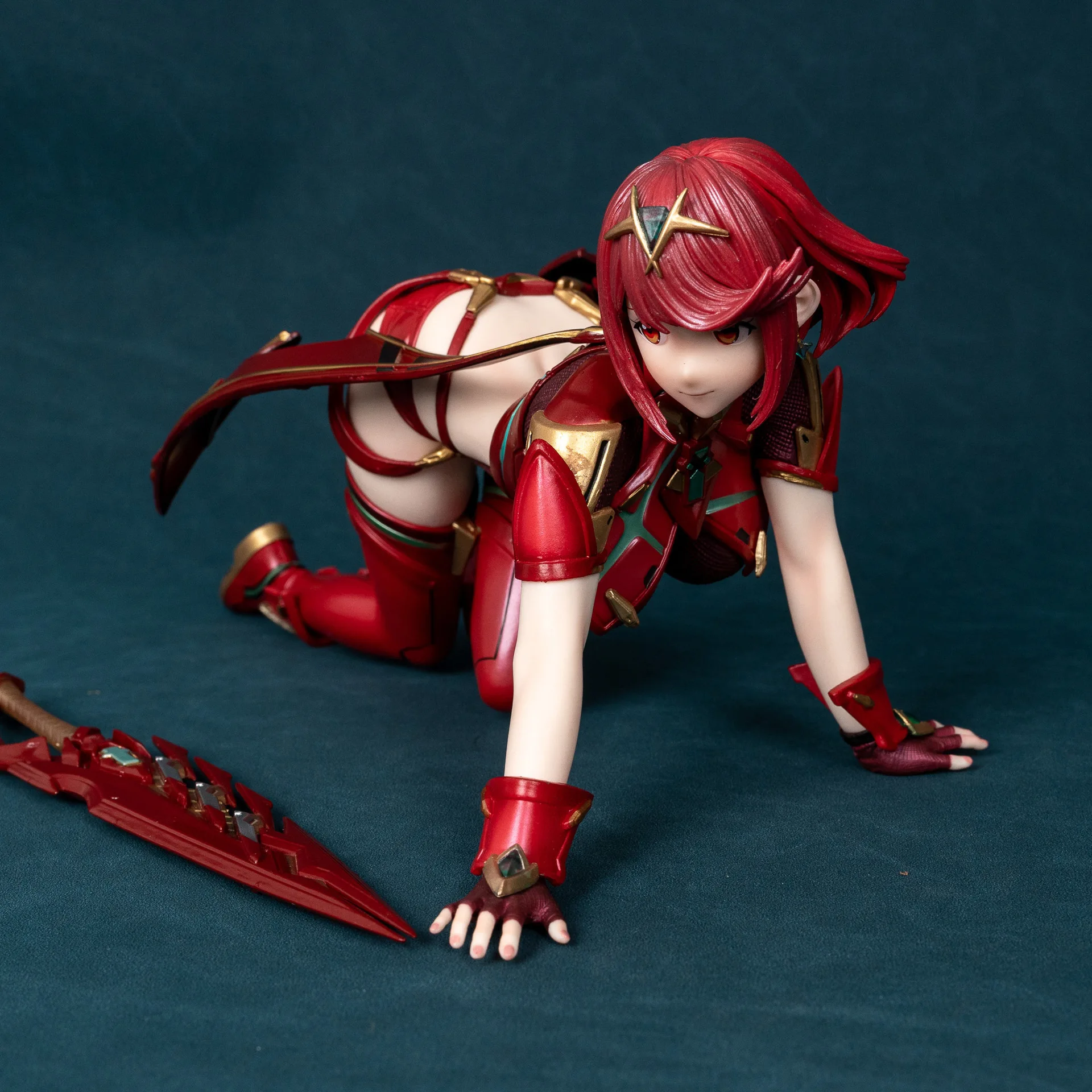 Xenoblade Chronicles 2 الشكل Pyra Homura 1/4 أنيمي فتاة PVC عمل أرقام لعبة GK تمثال لعبة الكبار جمع نموذج دمية هدية