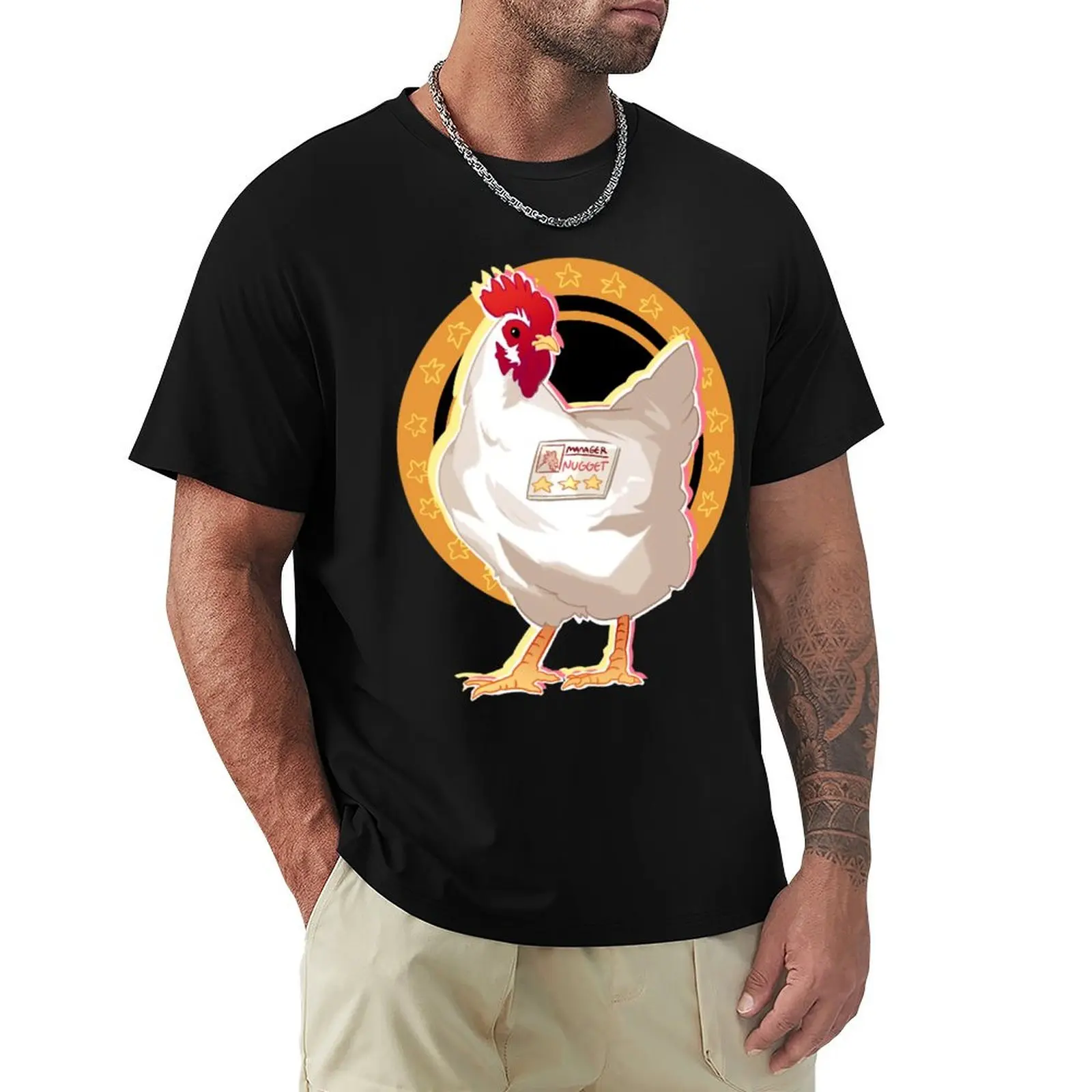 Yakuza 0 Nugget Manager Shirt and Sticker T-Shirt Plus Size Comfort Fit Tee