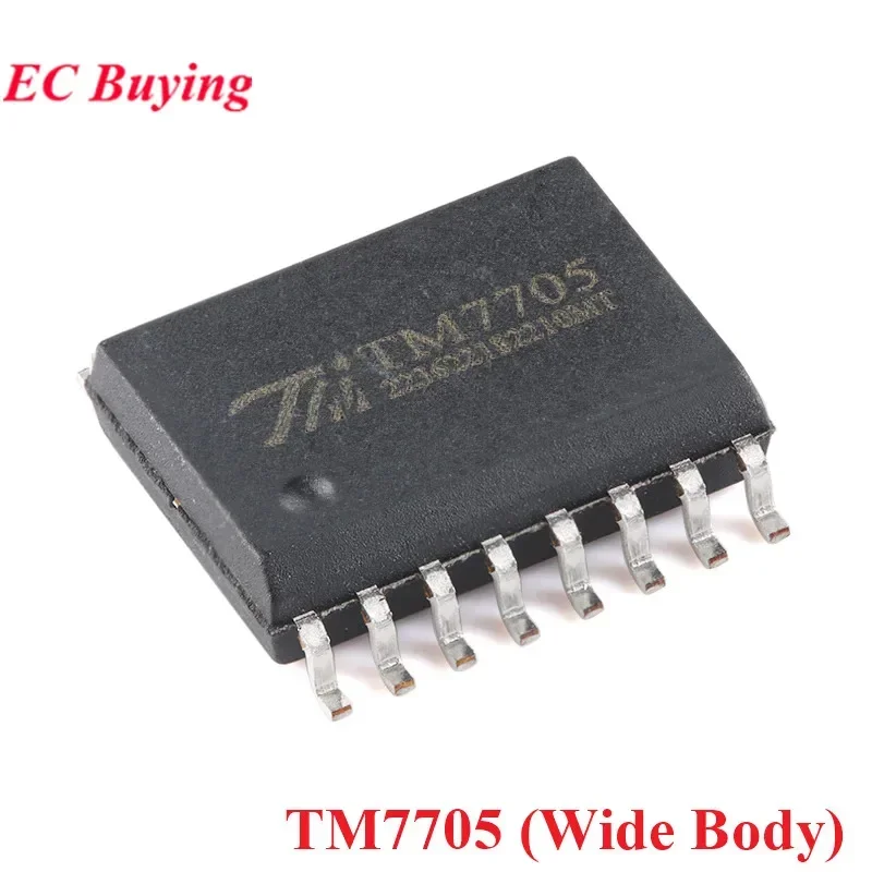 5pcs/1pc TM7705 (Wide Body) TM 7705 SOP-16-300mil SOP16 16-bit A/D Conversion Chip Analog-to-Digital Converter IC New Original