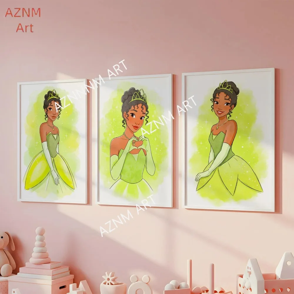 Stampe D'arte Della Principessa Disney Tiana: Decorazioni Per La Stanza