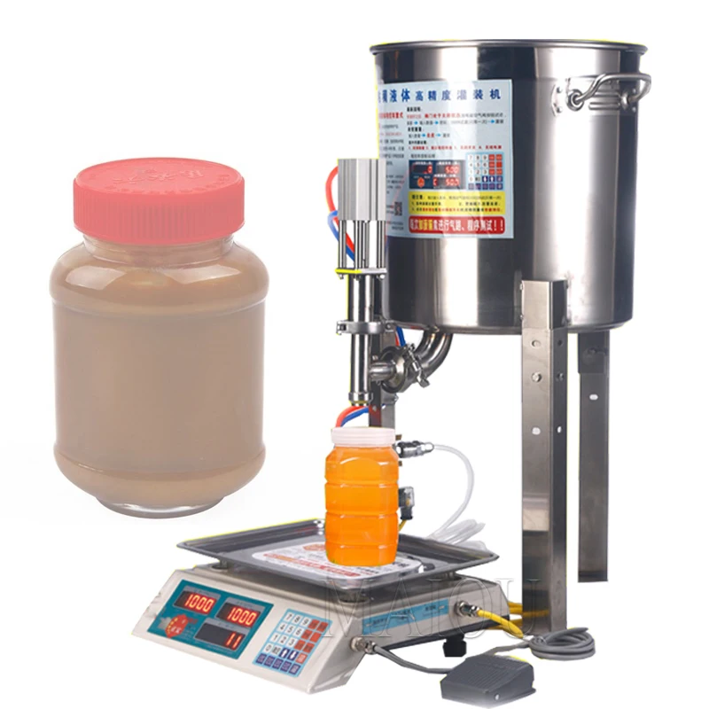 

Commercial Honey Filling Machine Automatic Sesame Paste Intelligent CNC Viscous Fluid Filler Machines Electric