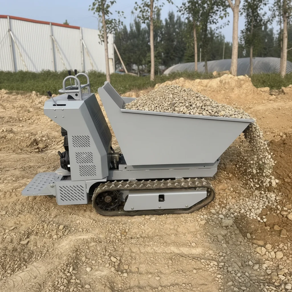 

Mini Crawler Dumper EPA EURO 5 Heavy Duty Small Transporter Hydraulic Tipping Fast Delivery