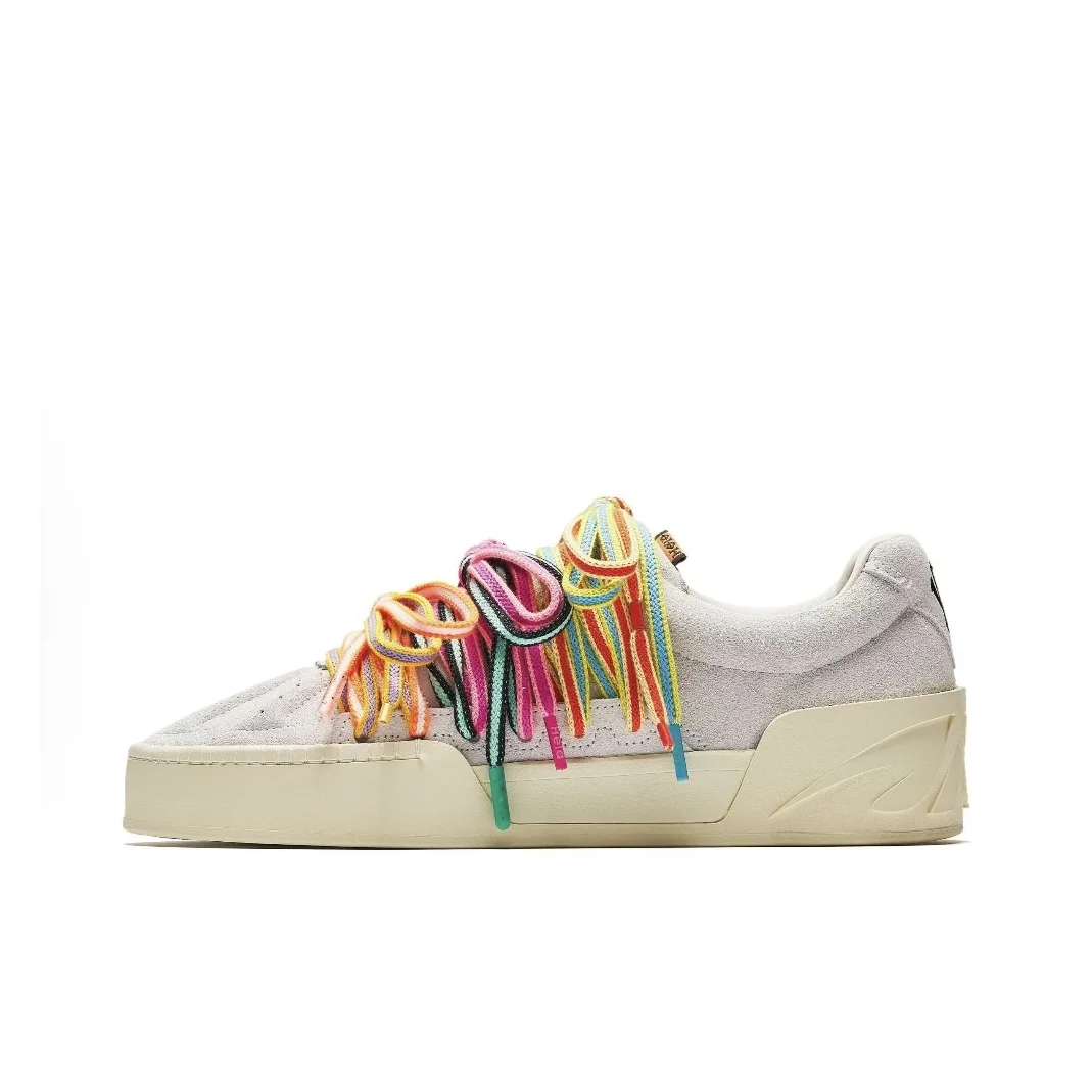 POIZON Anta Irving Sapatos de skate elegantes de cano baixo femininos