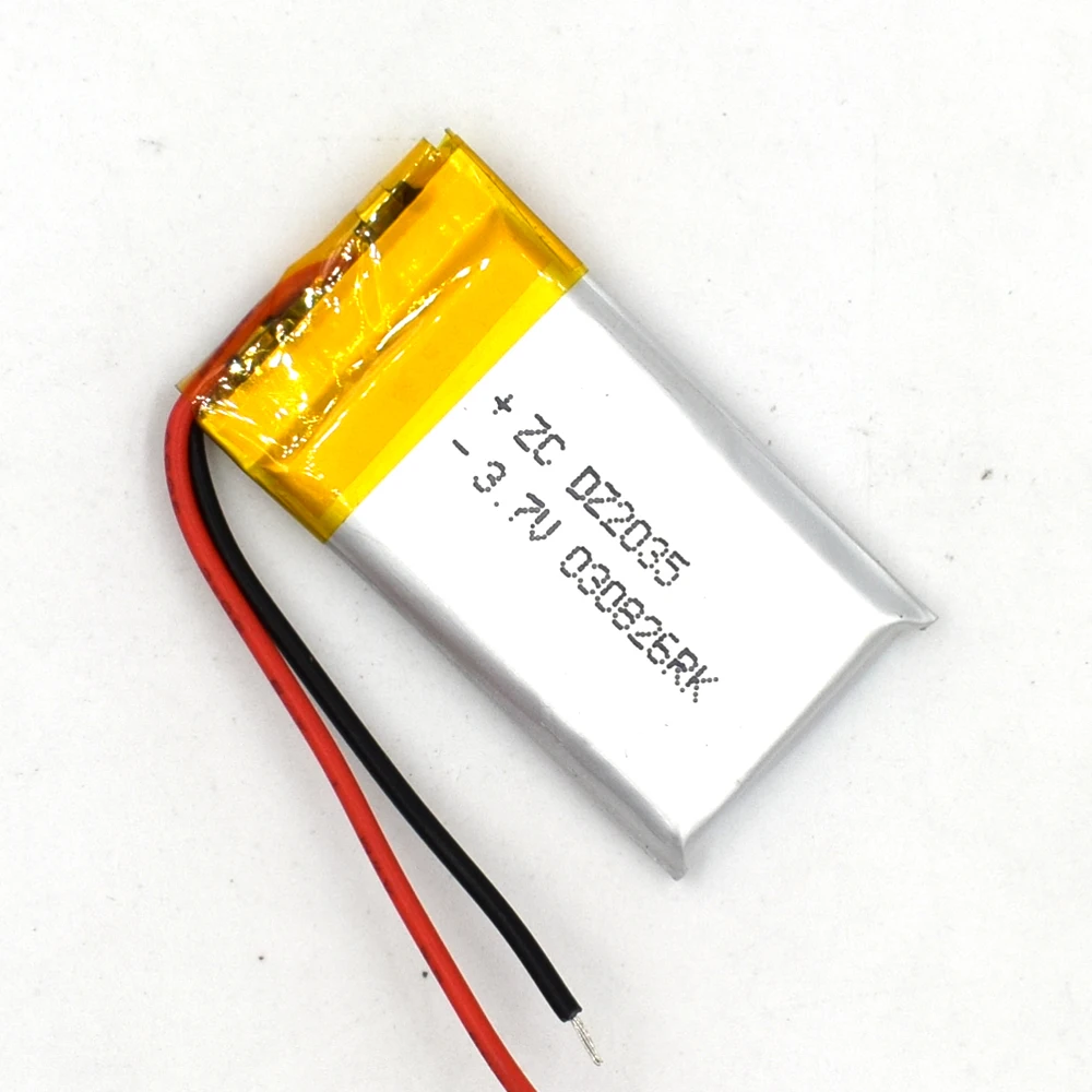 3.7V 250mAh 402035 Lithium Polymer LiPo Rechargeable battery Lipolymer Batteries For Gps Mp3 Mp5 Li-Ion Cell Speaker