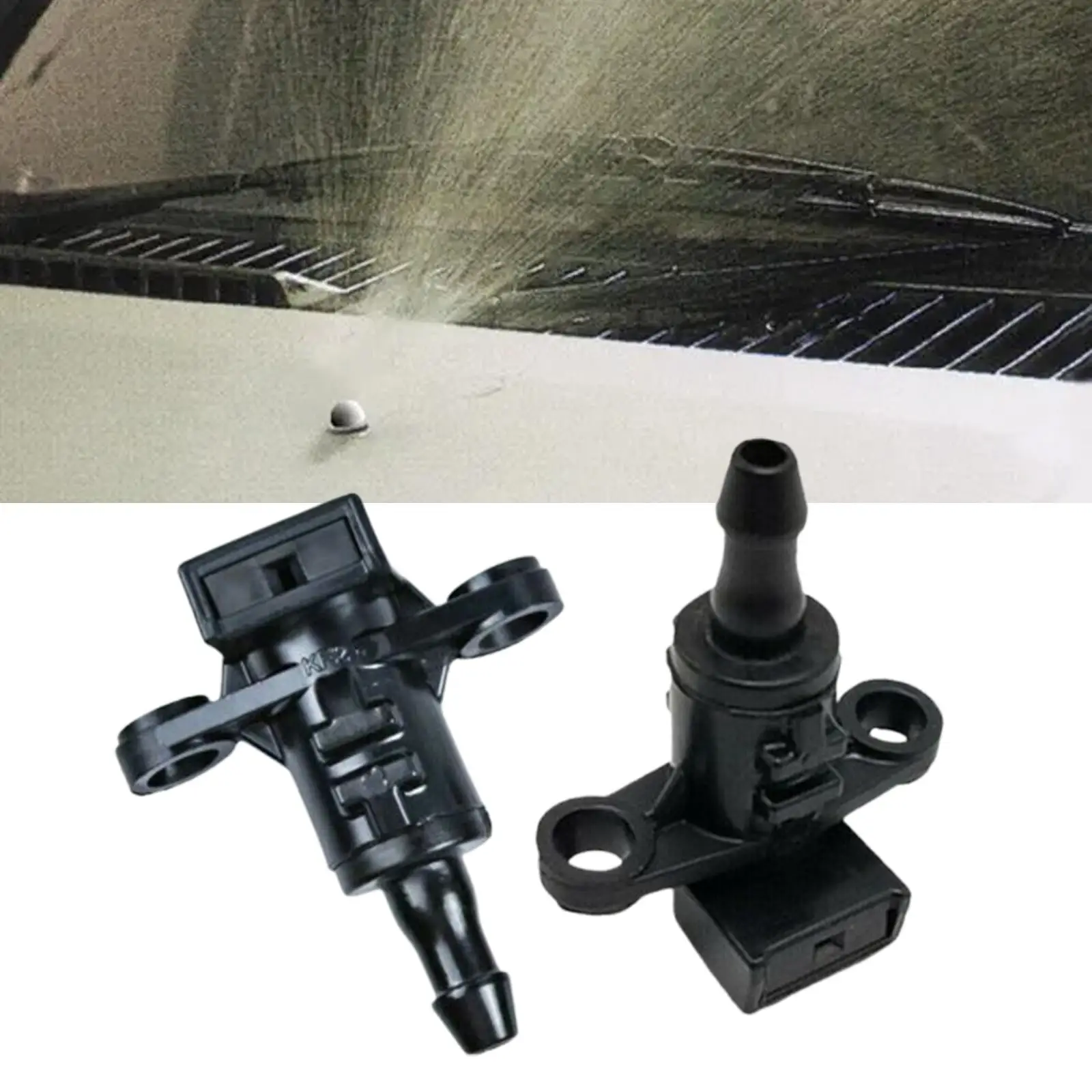 2 Pieces Windshield Washer Nozzle 98630-3x000 Replace Parts for Kia Rio