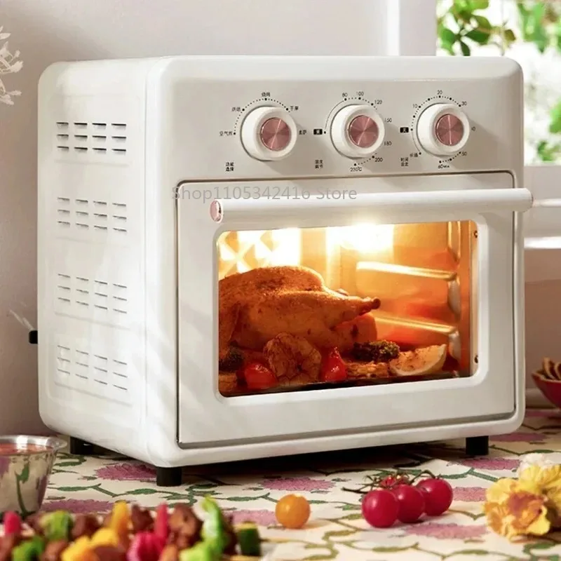 Horno Freidora de Aire Multifuncional Todo en Uno, Horno Eléctrico de Gran Capacidad para Cocinar al Vapor – Freidora de Aire Sin Aceite