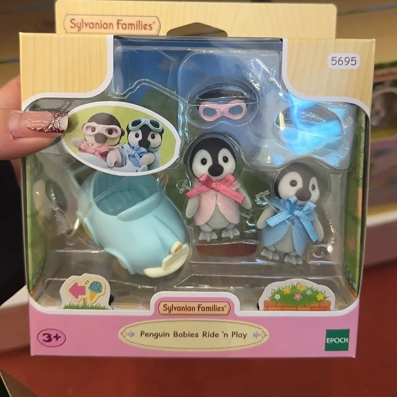 عائلات سيلفانيان أصلية تيرنورينز البطريق سيارة فتاة لعب أطفال بنات دمية الأثاث فتاة لعبة مطابخ سيلفانيا فاميلي