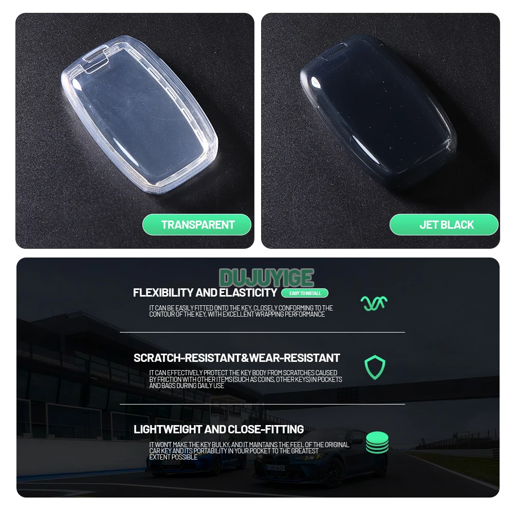 Clear TPU Car Key Case For Kia Sorento XM 2009-2014 Key Fob Cover Protector Shell Auto Accessories 2010 2011 2012 2013