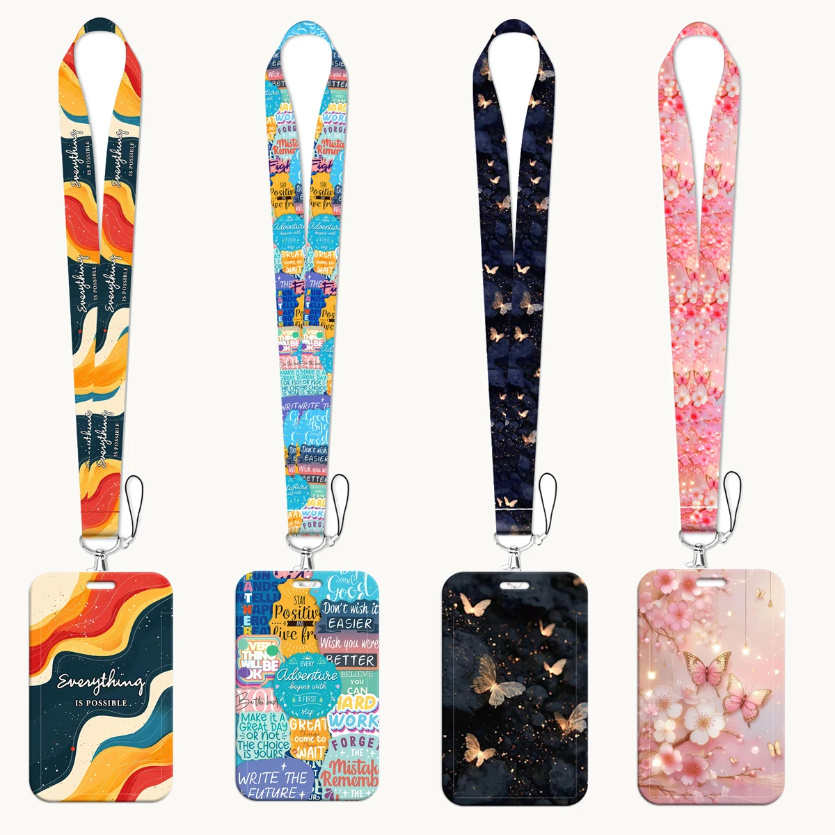 

Beautiful Butterfly Lanyard for Key Neck Strap Lanyard Card ID Badge Holder Key Chain Key Holder Keyring Accessories Gift