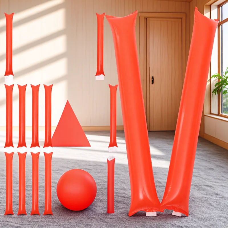 

40 шт., надувные оранжевые палочки для поддержки, легкие многоразовые спортивные мероприятия, концертные хлопаки, шумогенераторы, сувениры для вечеринок, игрушки