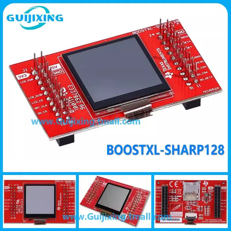 

BOOSTXL-SHARP128 Development board Sharp128x128 memory LCD TI BoosterPack interface