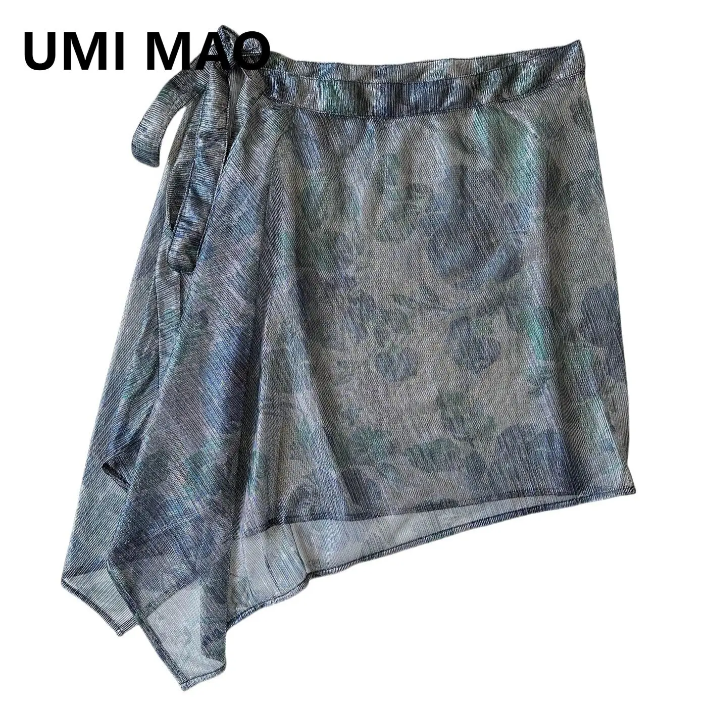 

UMI MAO Spring Summer Fashionable Versatile Skirt Cover One-Piece Tie-Up Half Skirt Beach Swimming Outerwear Hip Cover Skirt