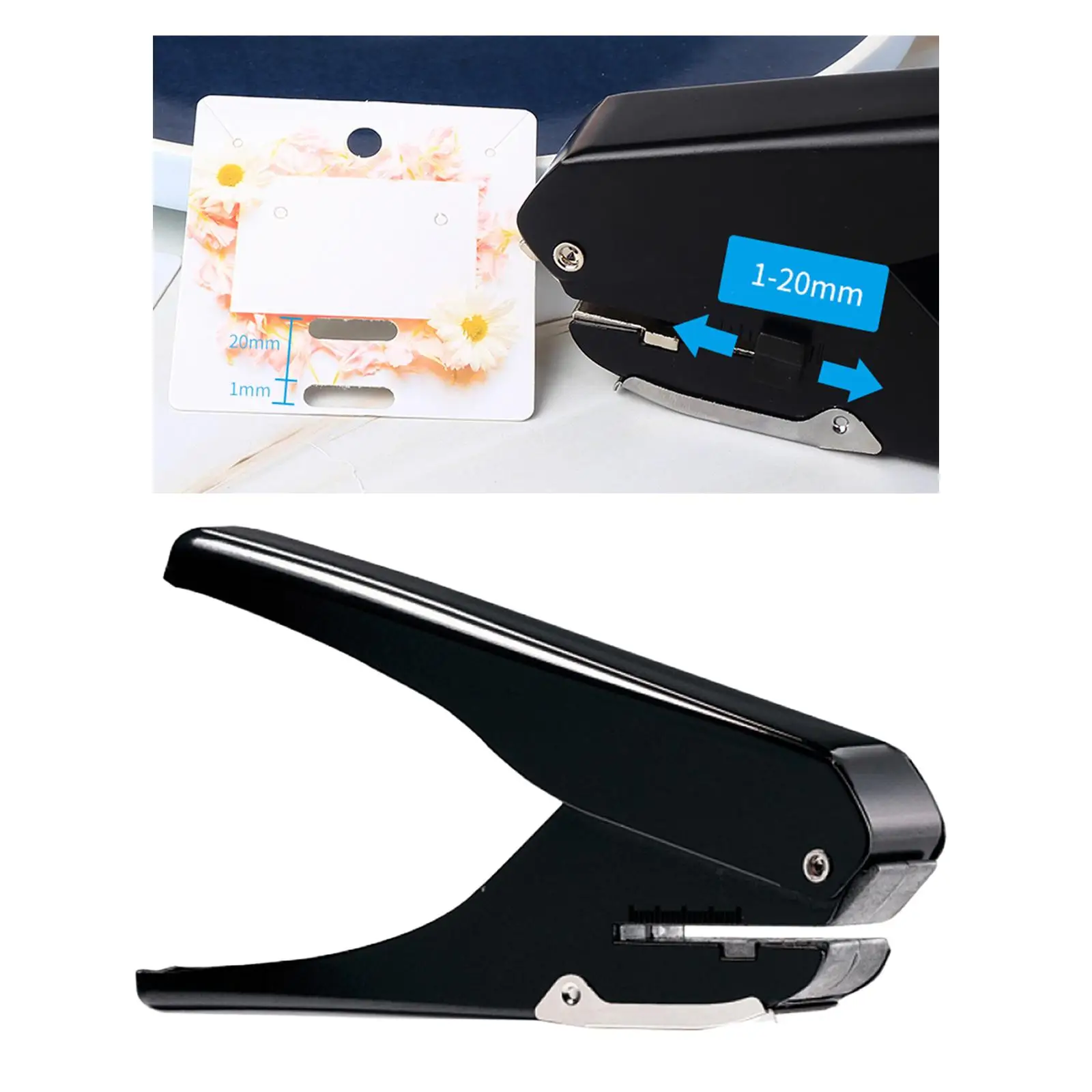 Hole Hand Held Paper Punch Hole Puncher Scrapbooking Card Making Tags