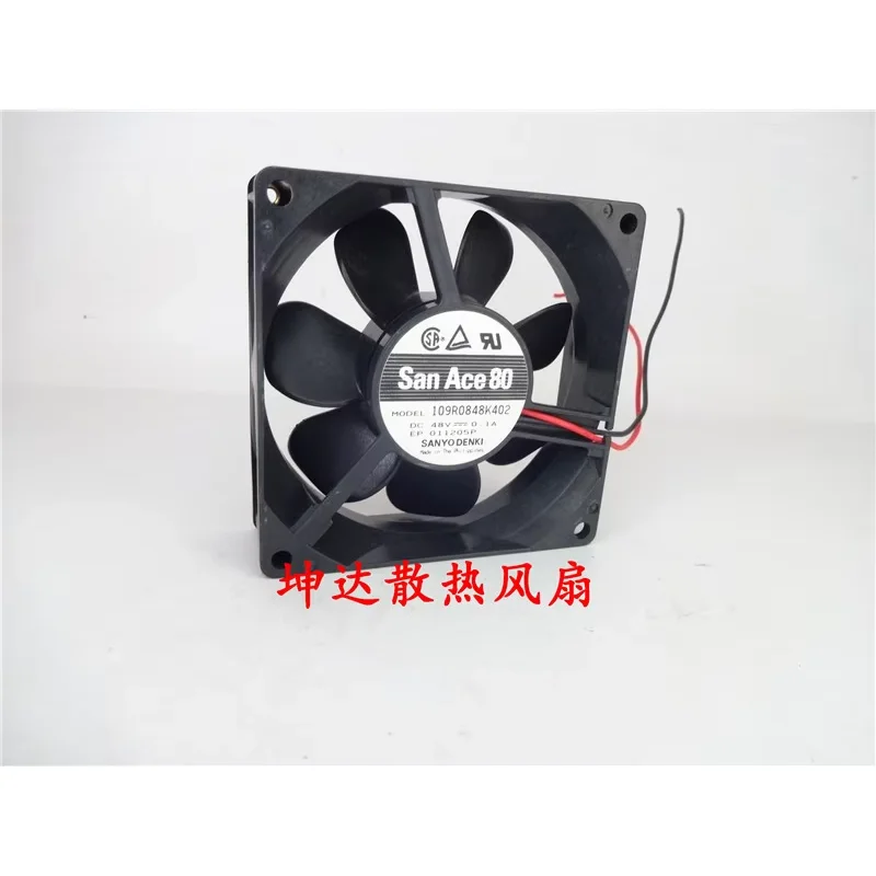 

Sanyo Denki 109R0848K402 DC 48 В 0,1 А 80x80x22 мм 2-проводной охлаждающий вентилятор для сервера