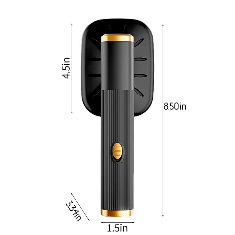 A01V-2X باخرة محمولة للسفر للملابس مكواة بخار صغيرة 180 ° مكواة بخار محمولة قابلة للدوران للملابس القماشية باللون الأسود