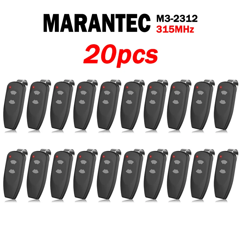 

Clone MARANTEC 315MHz Garage / Gate Remote Control MARANTEC M3-2312 M3-2314 M3-3313 Digital 382 384 Electric Gate Transmitter