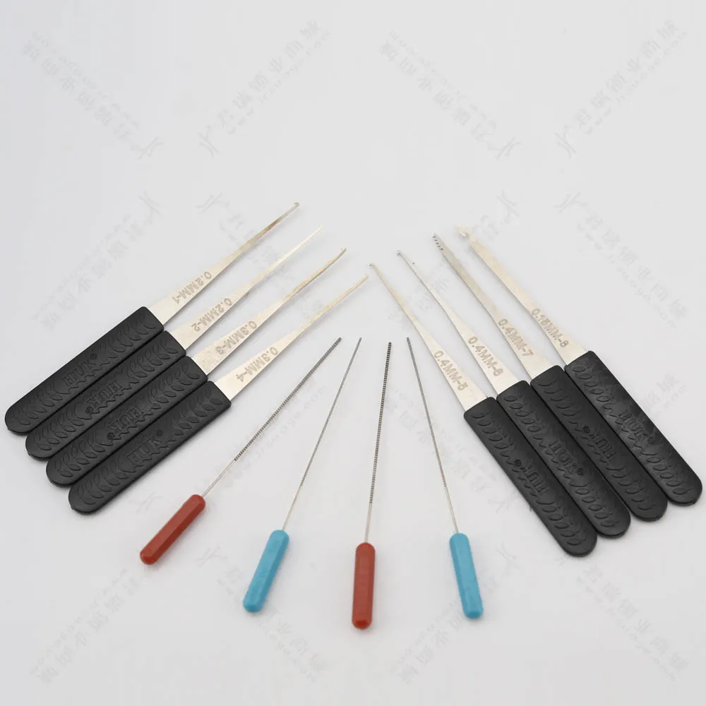 Locksmith Supplies Hand Tools Lock Pick Set Row Tension Wrench Tool Broken Key Auto Extractor Remove Hook Hardware