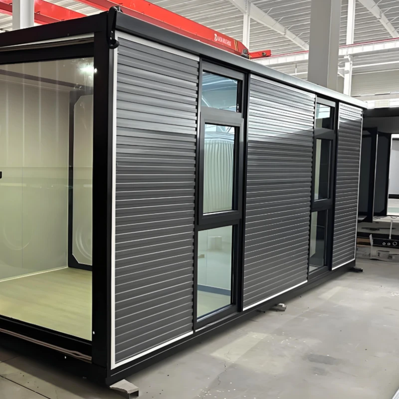 Maison de conteneur de haute qualité, petite maison de conteneur extensible de luxe, Villa préfabriq