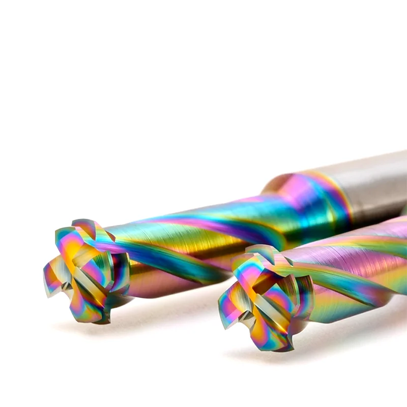 

1 шт. DLC многофункциональный 3 в 1 фрезерный резьбовой фрезерный станок M1.6-M12 для сверления и фрезерования, фаска, карбид, метрические концевые фрезы для нарезания резьбы