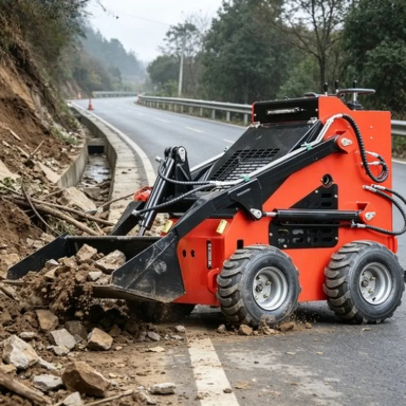 Brand New Kubota Engine Equipped for Cat Skid Steer Loader Tracks Mini Loader Wheel/Crawler Type for Sale