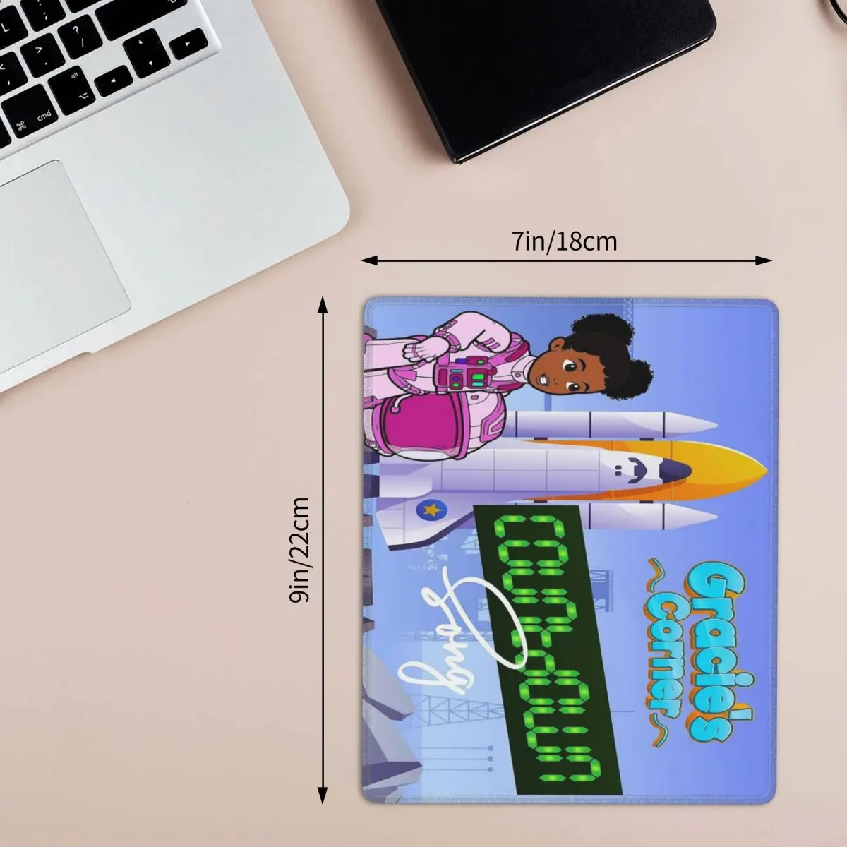 Funny Gracies Corner Pupil Mouse Pad Computer Keyboard Mouse Mat Gaming PC Laptop Desk Mat Office Accessories