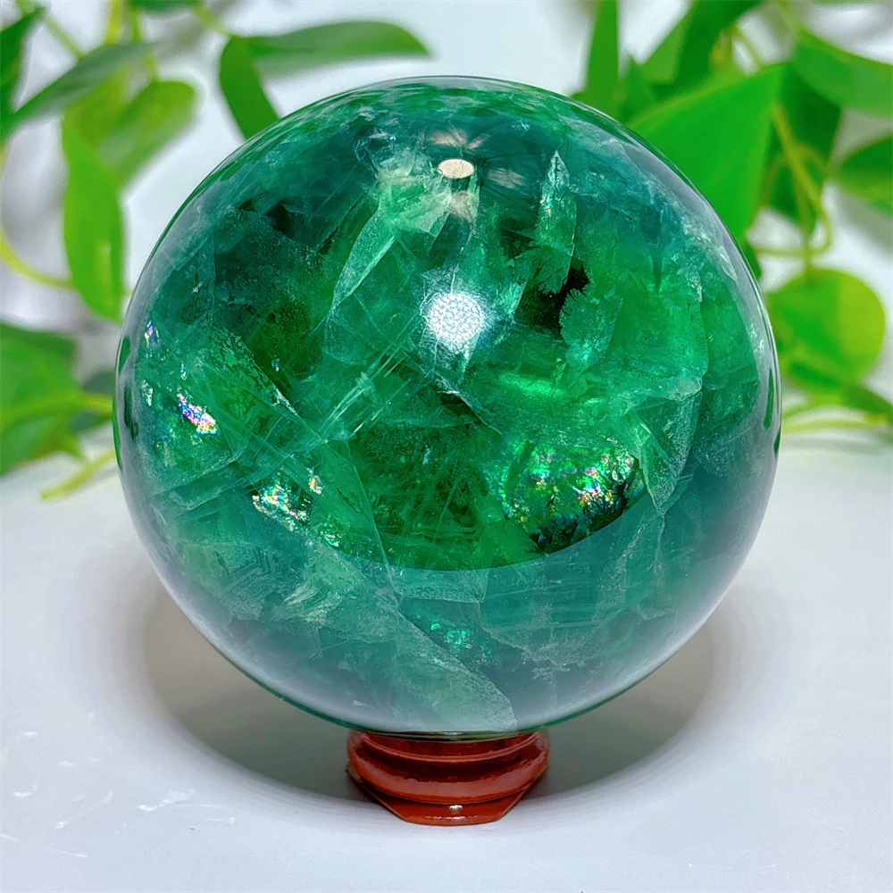 Ocean Jasper Sphere Ball Stone Crystal Natural Stone Quartz Stone Minerals Home Decoration Reiki Craft Energy Spiritual +Stand