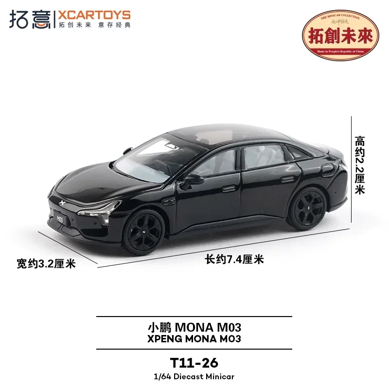 

Xcartoys 1:64 XPeng M03 Black Alloy Vehicle Car Model