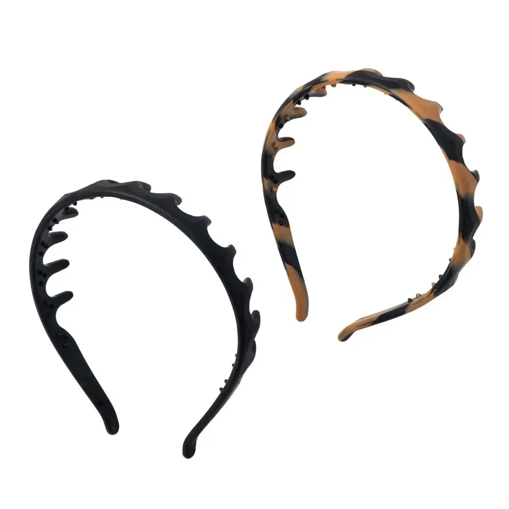 Neue Silikon-Stirnbänder für Frauen, rutschfeste Kamm-Stirnbänder mit Zähnen, nicht bruchsichere Haarreifen für Haare, U-förmige Modeaccessoires – Detail 8
