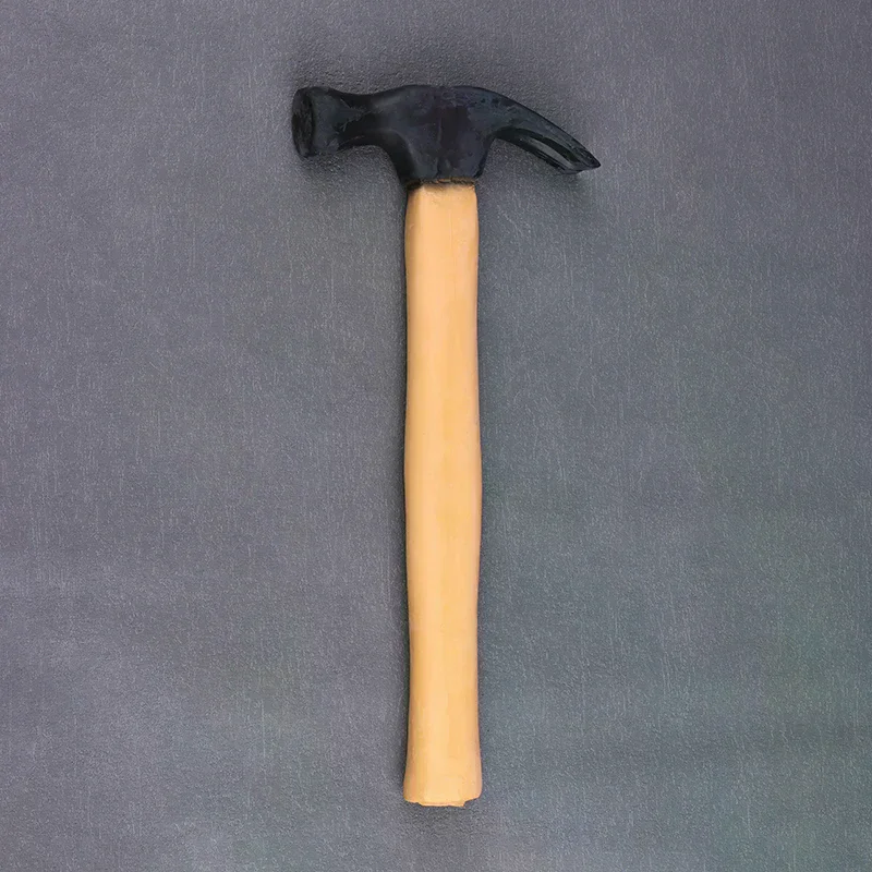 ค้อนยางนุ่มสีน้ำตาลเหมือนจริง ของเล่นตลกสำหรับการแกล้งกันและความบันเทิง ของขวัญแกล้งกันตลกๆ