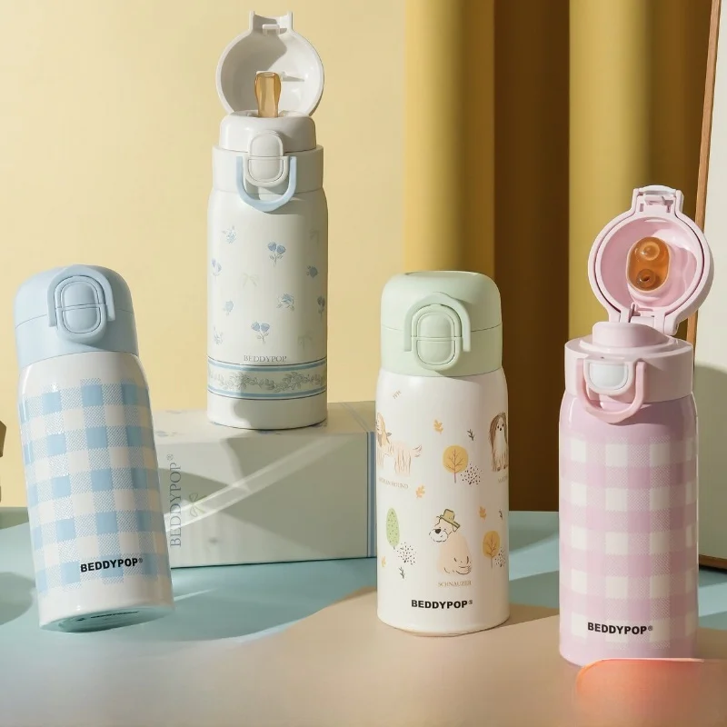 portable-stainl-steel-insulated-water-bottle-small-capaci-dual-drink-bear-cup-cute-fre-simple-design-for-students-adults