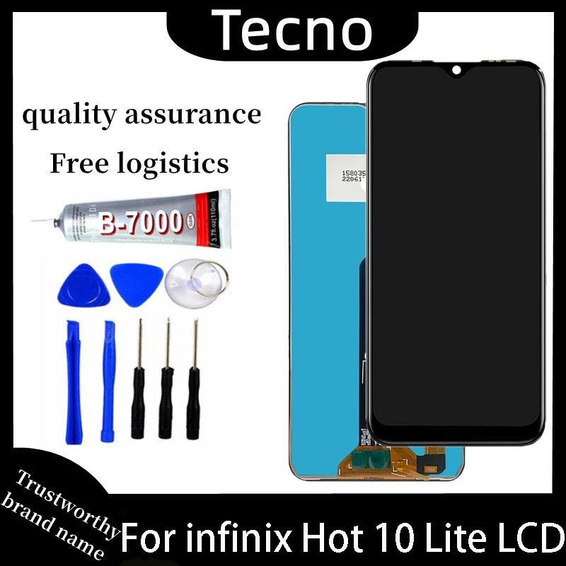 AMOLED For Infinix Smart 5 X657 X657C LCD Display Touch Screen Digitizer Assembly For Infinix Hot 10 Lite X657B LCD Screen