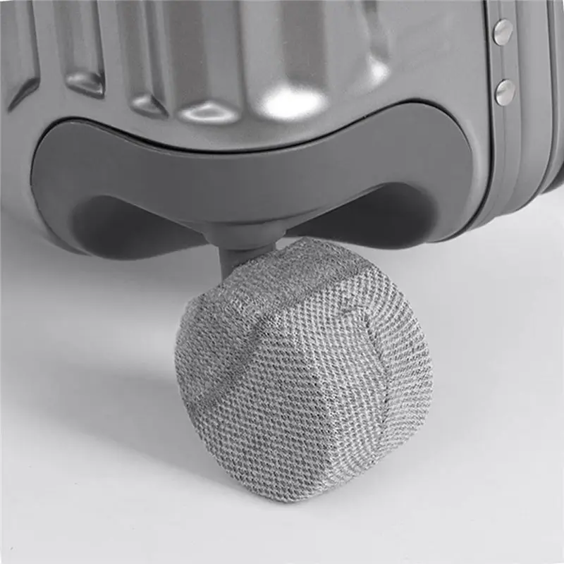 CMHI-16 Piece Knitting Cups Home Wheel Caster Chair Universal Luggage Foot Cover For Suitcase Resistant Covers
