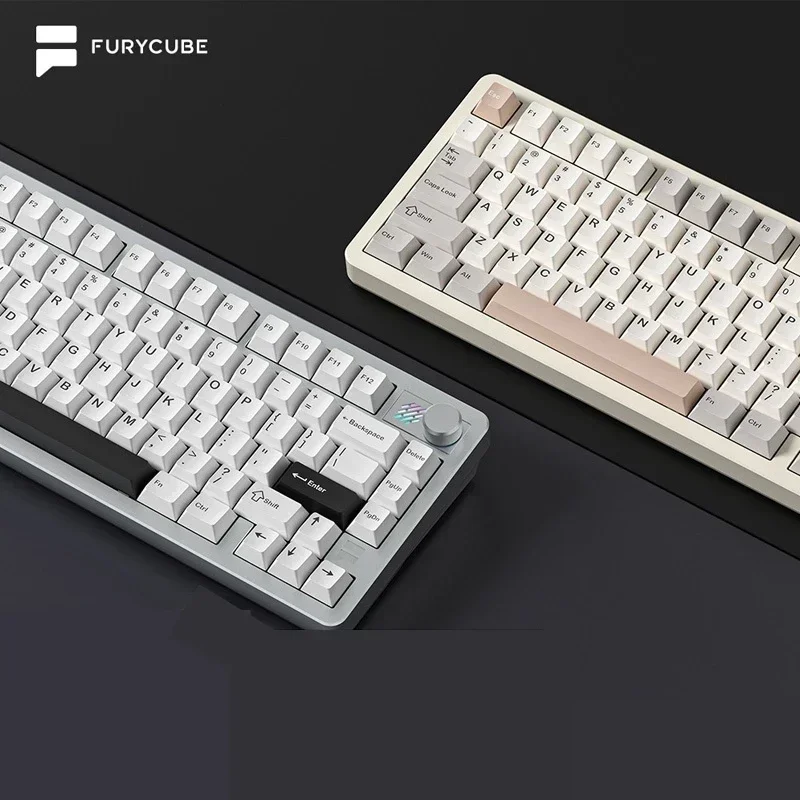 Imagem -05 - Furycube F75 Teclado Mecânico sem Fio Tri-mode Alumínio Tuotuo Pvdal66f75 Liga Shell Junta Estrutura Teclado para Jogos