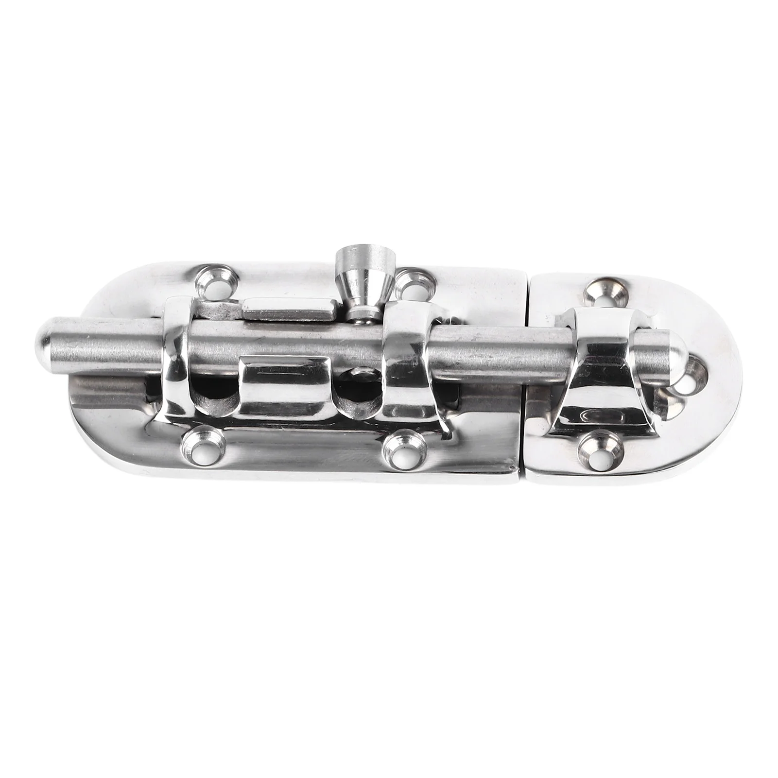 Door Latch Lock 110x38mm 316 Stainless Steel High Accuracy Electrolytic Polishing Process Sliding Bolt Lock