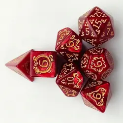 Juego dados acrílicos DND diseño dragón para pesca
