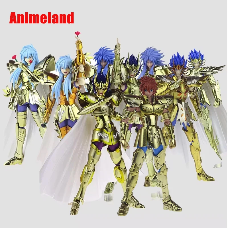 ST Modello Saint Seiya Mito Panno EX Cardia Kardia Scorpione/Gemelli Defteros/Capricorno /Manigordo/Pesci Albafica Oro Tela Perduta Cavalieri dello Zodiaco Action Figure