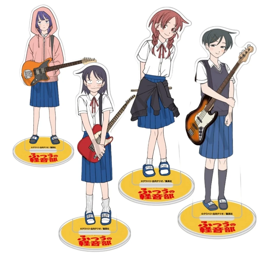 

15cm Girl Meets Rock Style Acrylic Stand&Keyring Figure Desktop Anime Collection Ornament Cute Cartoon Standee For Fans Gift