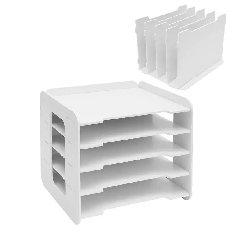 

Paper Desk Organizer Strong Load Bearing File Holder Teacher Document Storage Desktop Organizing Accessories For Home Studio