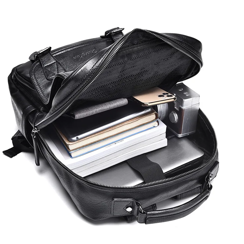 Men's Business Travel Backpack,Laptop Bag,2-in-1 Handheld Briefcase Commuting,Durable Casual Daypack College student backpack