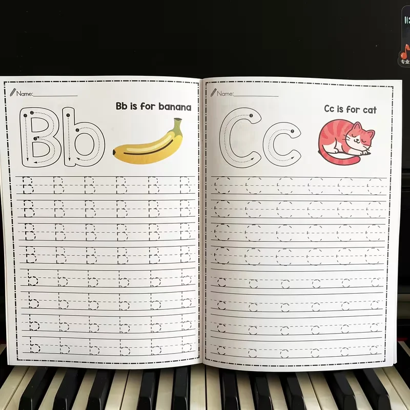 

Рабочая тетрадь по английской азбуке: отработка навыков письма и контроля ручки – упражнения для дошкольников