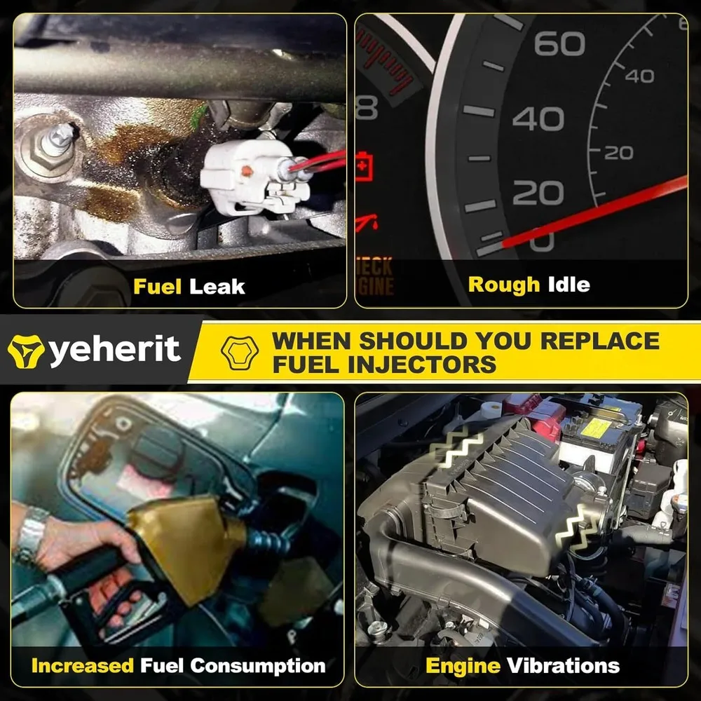 4PCS OEM 연료 인젝터 16010-5PA-305 ACCORD CR-V CIVIC 1.5L 터보용