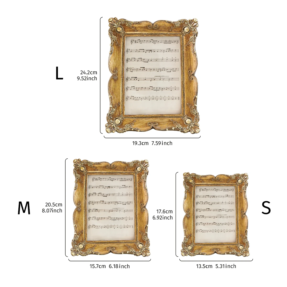 Vintage Gold Lace Photo Frame - огляд і ціна Resin Art For Photo Frame