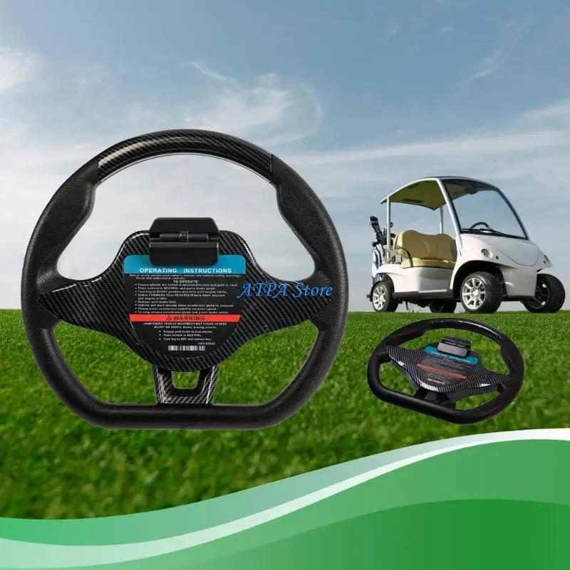 

U13C Metal Steering Wheel 40T Adapter Non Slip Surfaces Easy to Use for EZGO TXT