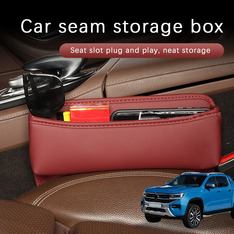 Car Seat Gap Organizer Multifunctional Console Filler Storage Car Interior Storage Bag For Volkswagen Amarok Car Accessories