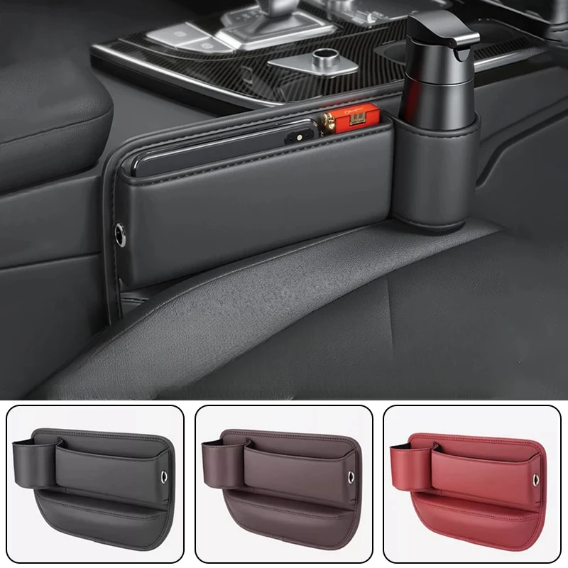 Multi-function Seat Gap Manager storage box For Tesla model y 3 Wallet key Mobile phone seat interior modification accessories