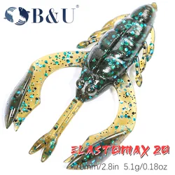 B&U Floating Soft Baits Fishing Lures Crayfish Shrimp Creature Baits Iscas Artifical Bait Bass Perch Fishing Baits