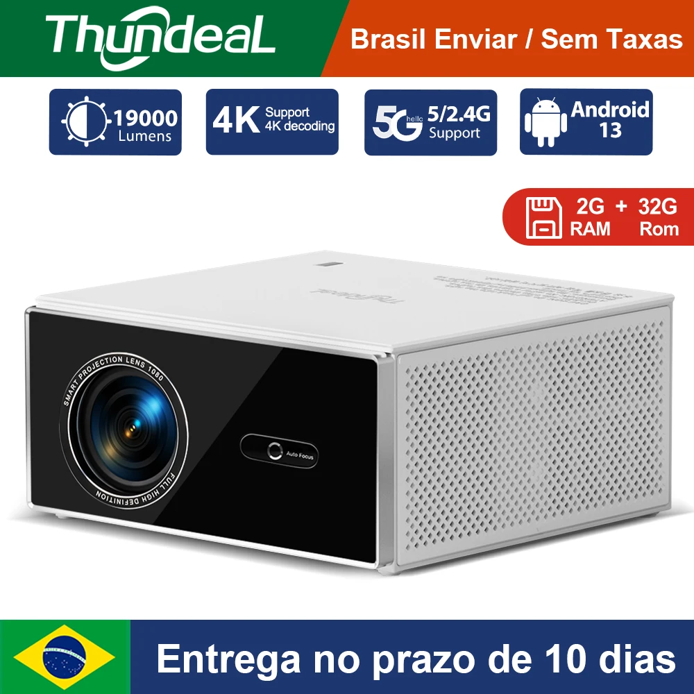 ThundeaL 2K 4K Full HD 1080P Projector TDA7W 32G Android WiFi Home The